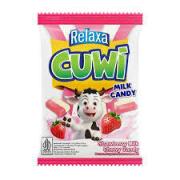 Relaxa CUWI STRAWBERRY MILK 125 гр., м/у конфеты жевательные