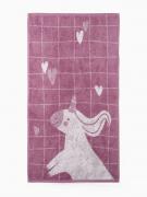 Полотенце детское махровое «Этель. Единорог», 50?90 см, хлопок 100%, розовое