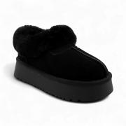 Угги из натуральной кожи 702-1 черные п/п