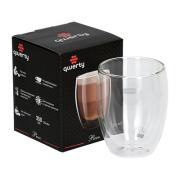 *QWERTY Бокал стеклянный с двойными стенками  Puro 350 мл /12