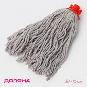Насадка для швабры верёвочная Доляна, хлопок, 30?10?6 см, МИКС