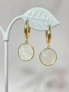 Серьги "Жизель" (Д1) Белый