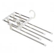 Вешалка для брюк тм VETTA, 5 уровней, раздвижная, 33x18x13 см, металл, пластик, цвет серый