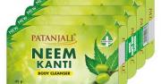 PATANJALI Neem Kanti Body Cleanser Мыло травяное натуральное Ним 45гх4шт