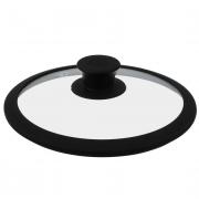 SATOSHI Крышка стекло/силикон с ручкой, 20см