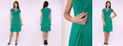 Платье жен. зеленый 95%ПЭ/5%ПУ