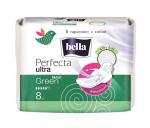 Прокладки женские гигиенические супертонкие bella Perfecta Ultra Maxi Green, 8 шт./уп.