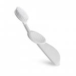 Radius Toothbrush Scuba щетка зубная с резиновой ручкой (белая) (мягкая) (для правшей)