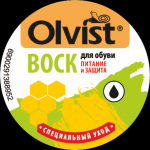 Olvist"  Воск для обработки обуви нейтрал 50мл /Китай