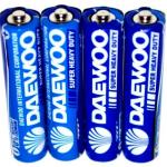Батарейка DAEWOO R 03  (4 шт. в упак) ААА