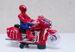 Человек-паук на мотоцикле (игрушка музыкальная, ездит)