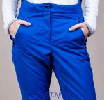 ЖЗ-201 Утепленные женские брюки цв.синий (мембрана)