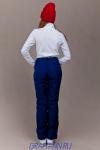 ЖЗ-302 Утепленные женские брюки цв. темно синий( плащевка)