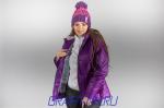 К-311 Женская утепленная куртка цв. Фиолетовый