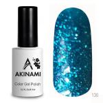 Akinami Color Gel Polish Blue Sparks