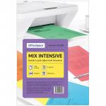 Бумага цветная OfficeSpace intensive mix А4, 80 г/м2, 100 л. (5 цветов), 245180