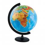 Глобус физический Глобусный мир, 32 см, на круглой подставке, 10013