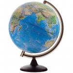 Глобус ландшафтный рельефный Глобусный мир, 32 см, на круглой подставке, 10242