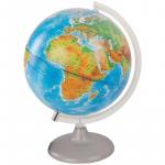 Глобус физико-политический Глобусный мир, 25 см, с подсветкой на круглой подставке, 10166