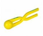 Игрушка для лепки снежков ACTIVE прорезиненная ручка, желтый