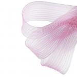 Регилин плоский гофрированный, 70мм, 20±1м, цвет розовый