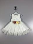 Нарядное платье для девочки (белое) TRP1797  Esila Kids