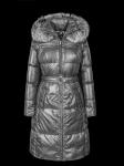 Пальто женское, утепленное, пуховое  ANITA, серый чернобурка