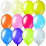 Воздушные шары, 100шт., М9/23см, ArtSpace, металлик, 12 цветов ассорти, BL_16092