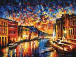 "Гранд-Канал Венеция" живопись на холсте 30*40см
