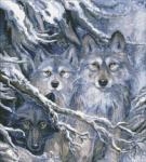 "Волки" набор для выкладывания стразами