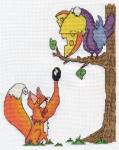 "Klart" набор для вышивания 8-129   "Ворона и лисица"