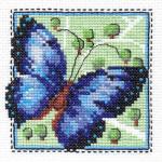 "Klart" набор для вышивания 1-032   "Бабочка синяя"