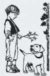 "Мальчик с собакой"  (графика)  набор