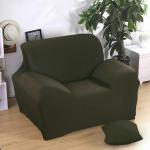 Чехол для мягкой мебели Collorista,4-х местный диван,наволочка 40*40 см в ПОДАРОК,оливковый 248099