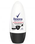 *СПЕЦЦЕНА REXONA Дезодорант Шарик АНТИБАКТЕРИАЛЬНЫЙ НЕВИДИМЫЙ на Черном/Белом 50   мл