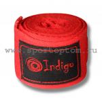 Бинт бокс INDIGO х/б+нейлон 2,5 м, 1115-2.5 красный