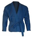 Куртка для Самбо синяя р.44 хл.100%, 530-580 г/м2 RA-006/44