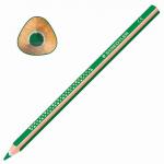 Карандаш цветной утолщенный STAEDTLER Noris club, 1 шт., трехгранный, грифель 4 мм, зеленый,1284-5