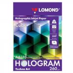 Дизайн-бумага LOMOND с голографическими эффектами (куб), А4, 260 г/м2, 10 л., односторонняя, 0902041