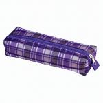 Пенал-косметичка BRAUBERG полиэстер, Шотландия, светло-фиолетовый, 20*6*4 см, 226727