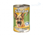 Simba Dog консервы для собак кусочки дичи 1230 г