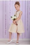 Вечернее платье Цветочная принцесса Золотые розы  pr-600