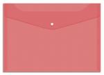 Пaпка-конверт на кнопке А4, 120мкм, красная, Fmk12-4 / 220896