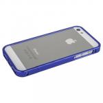 Бампер металлический MOMAX для iPhone 5s/iPhone 5 синий