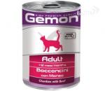 Gemon Cat консервы для кошек кусочки говядины 415 г
