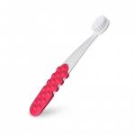 Radius Toothbrush Totz Plus щетка зубная детская (с бело-розовой ручкой) (очень мягкая)