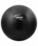 Мяч гимнастический GB-101 65 см, антивзрыв, черный