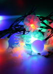 Гирлянда KOC_GIR30LEDMIX2_RGB "Новогодний микс (шишки, снежинки)" 30LED разноцвет 4.4 м 8 режимов, для дома