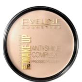 EVELINE. МАТИРУЮЩАЯ МИНЕРАЛЬНАЯ ПУДРА С ШЕЛКОМ ANTI-SHINE COMPLEX PRESSED POWDER - 31 TRANSPARENT серии Art. PROFESSIONAL Make-up