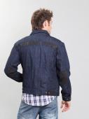 130890 куртка мужская 0639/CR, Blue denim, w.garment